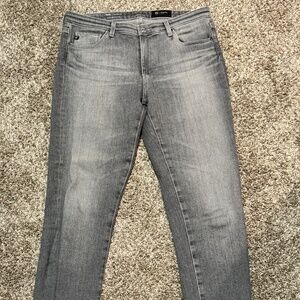 AG Jeans Prima Cigarette Leg - Gray - Size 29R